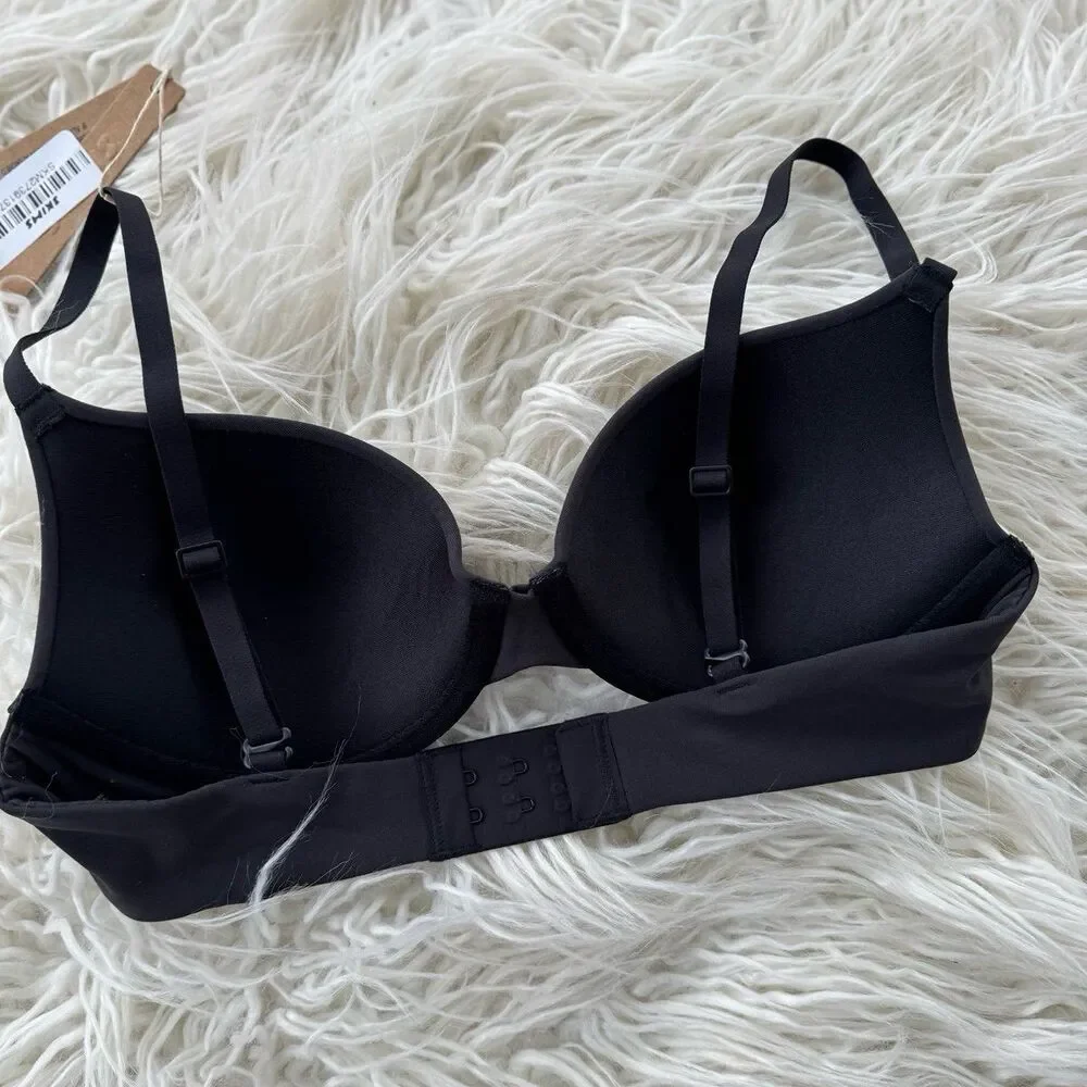 Skims Fits Everybody T-shirt Bra Onyx Size 32B - Picture 5 of 7
